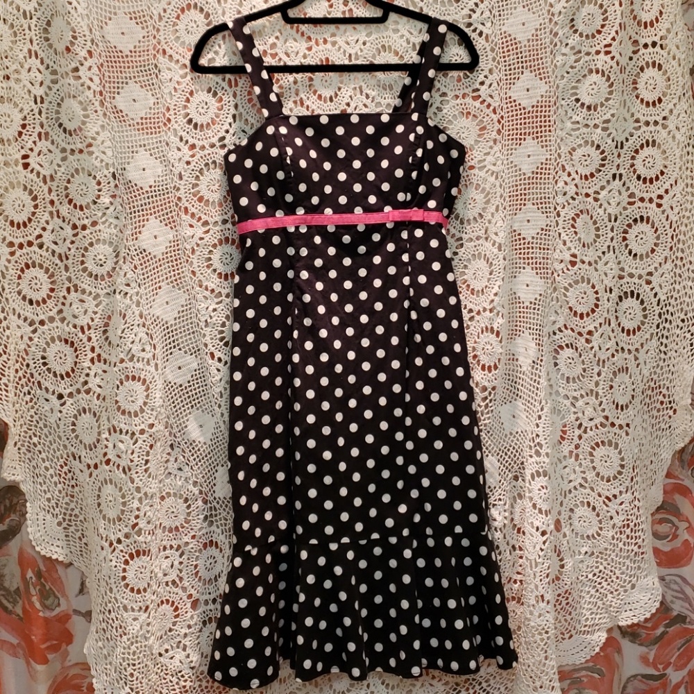 Black Polka Dot Dress